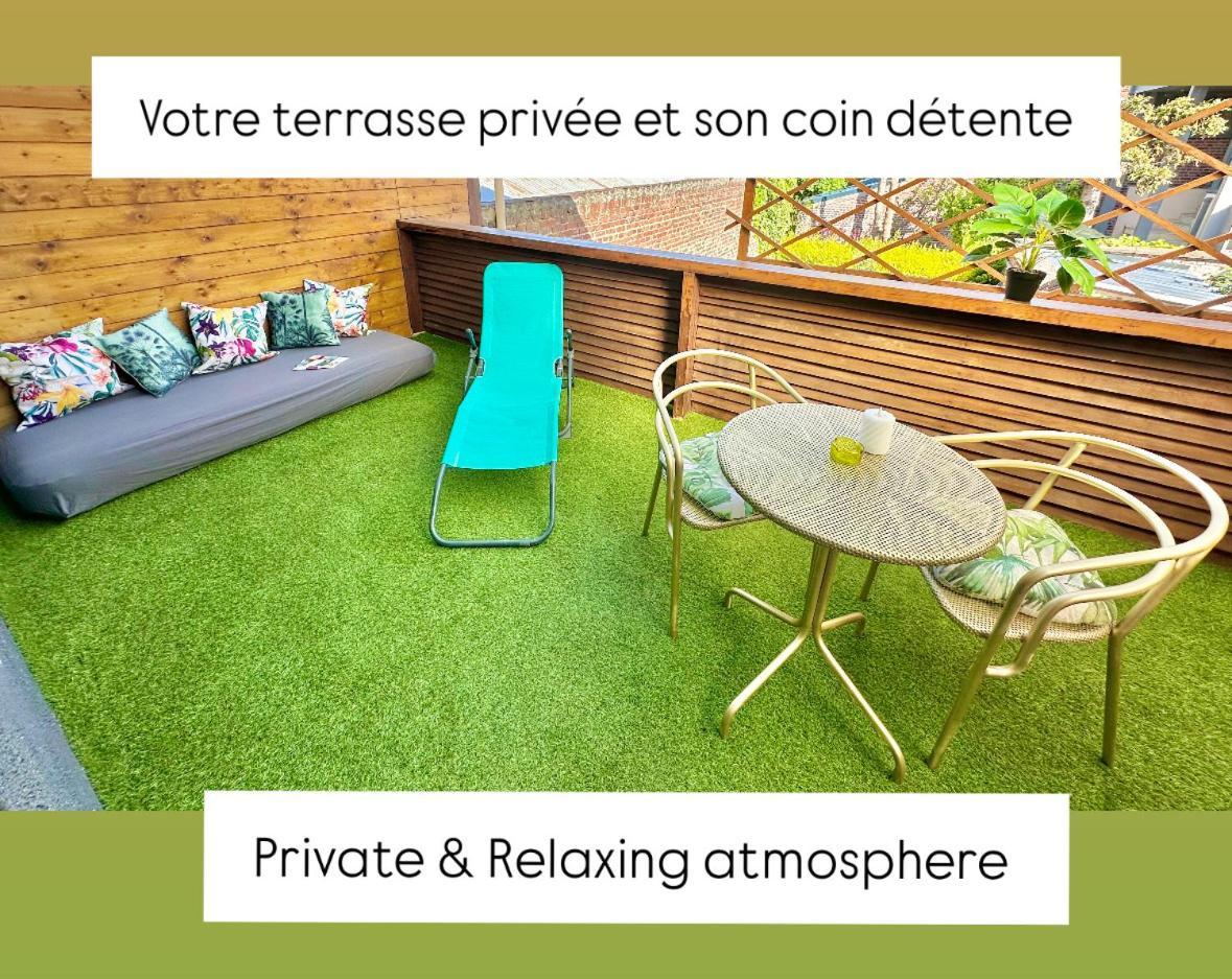 La Terrasse, Train Lens - Paris Trajet D'Environ 1 Heure 10 Minutes Daire Dış mekan fotoğraf